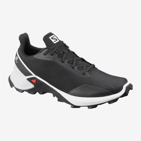 Salomon ALPHACROSS Mens Trail Running Shoes Black UK KRFG